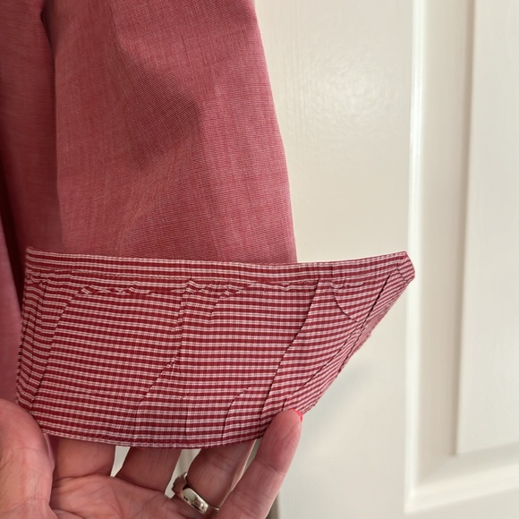 Men’s long sleeved Izod in a “ heathered” red. 💯 cotton. So 2XLT. Like new! - Picture 3 of 9